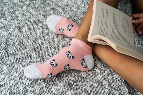 Image of Mint & Oak Low Cut Ankle Women Socks, Christmas Gift Quirky Socks For Friends, Cute Funky Socks, Christmas Secret Santa Gifts For Women