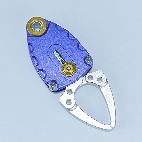 TOPIND Aluminum Alloy Mini Fish Lip Grip Gripper Fishing Grabber Grips Fishing Tackle