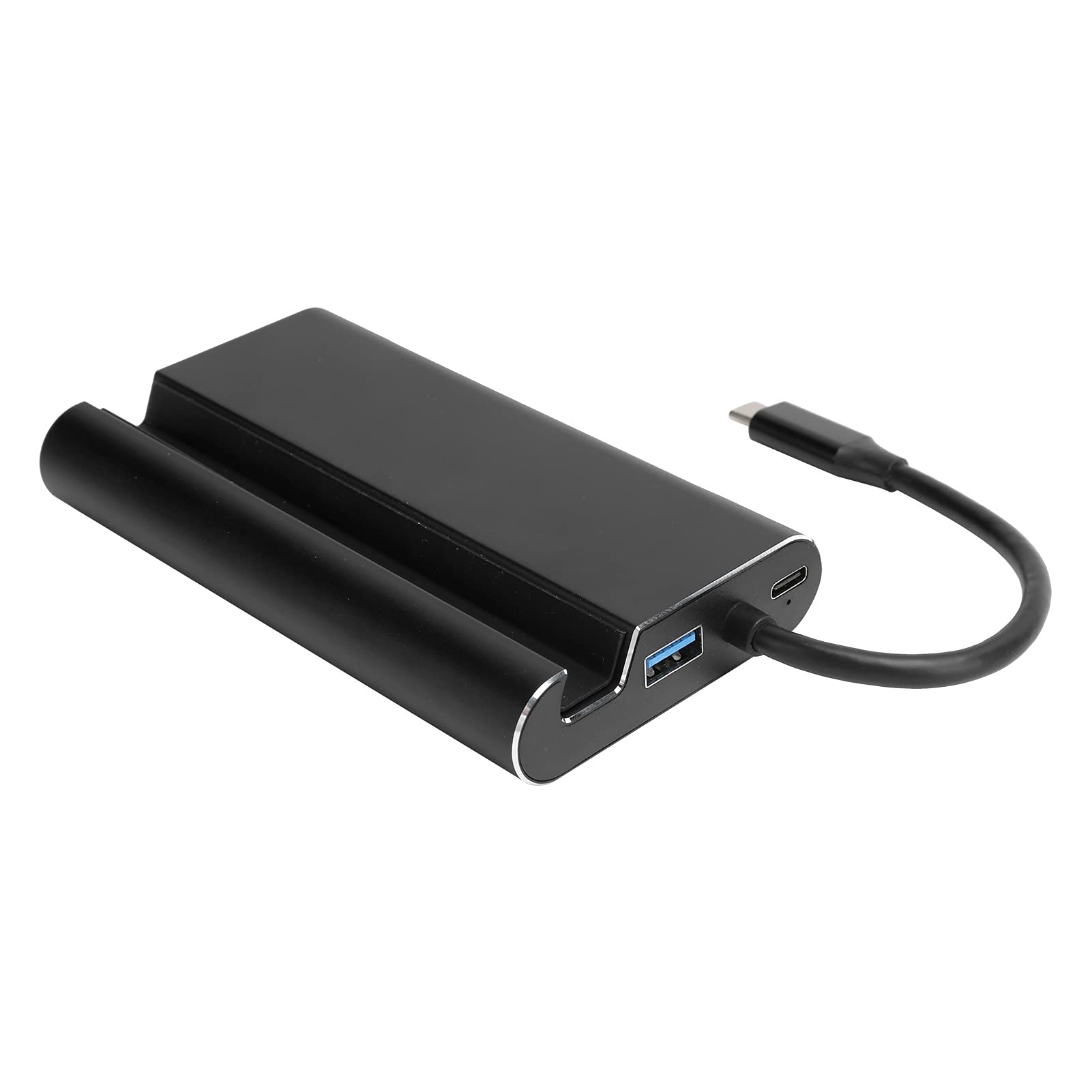 7-portowy Hub USB 3.0, 7-calowy 1 Stacja Dokująca Hub USB Typu C, Adapter Koncentratora USB, Interfejs Multimedialny HD/VGA/USB X 3 / PD, Obsługa 60W Mocy ładowania, Plug And Play