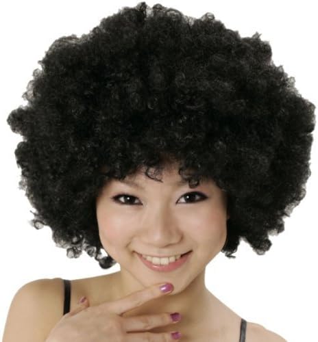 Amazon Co Jp アフロヘアー コスプレ用小物 黒 男女共用 ホビー Amazon Co Jp アフロヘアー コスプレ用小物 黒 男女共用 ホビー