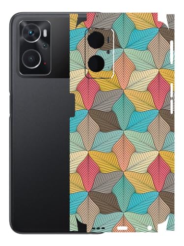 Image of AtOdds - Mobile Back Skin Sticker Wrap Compatible with Oppo K10 (4G) (Coverage - Back+Camera+Sides) (Autumn)