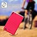 FintieCase Silicone Case for Amazon Fire (Previous 5th Generation, 2015) - [Honey Comb Series] [Kids Friendly] Light Weight Anti Slip Shockproof Back Cover (NOT Fit All-New Fire 7 2017), Magenta