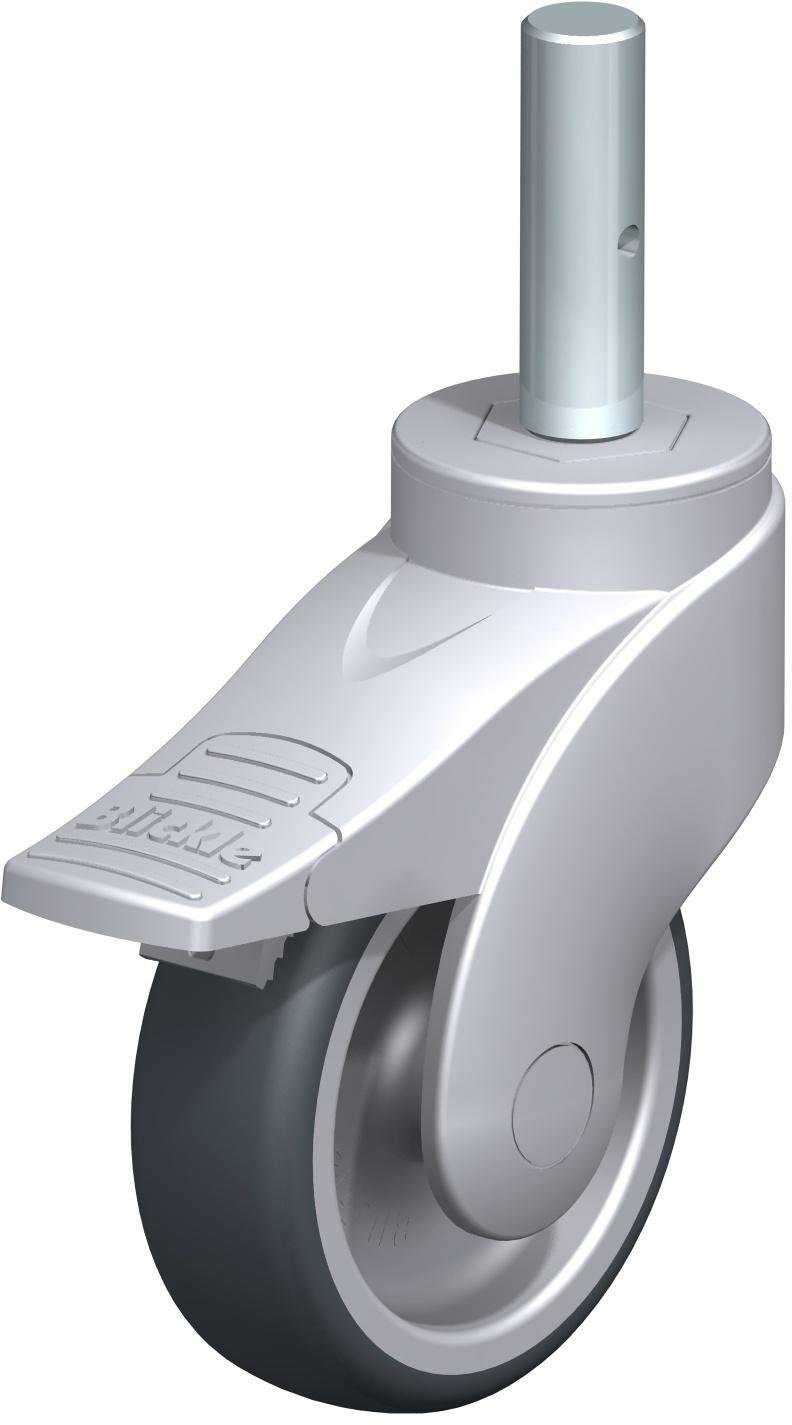 BLICKLE lwgx-tpa 101 g-fi-zax51 Lenkrolle, 10 cm Rad Durchmesser, 220 lb. Tragkraft