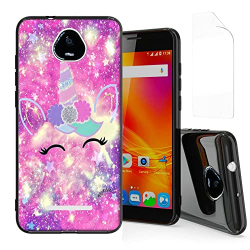Jioeuinly Case Compatible For Schok Volt Sv55 Phone Case Schok Sv55216 Case Cover [With Tempered Glass Screen Protector] Djs #TOP4