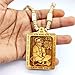 BRIJ HAAT Handmade Wooden Lord Hanuman Pendant with Tulsi Beads Mala Necklace, Indian Religious Jewelry (T2 hanuman)