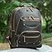TIDING Leather Laptop Travel Backpack for Men Fits 15.6