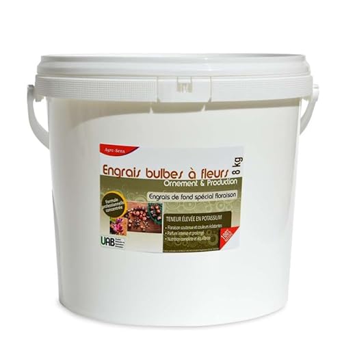 Agro Sens Engrais bulbes à Fleurs d’Ornement et de Production Seau 8 kg
