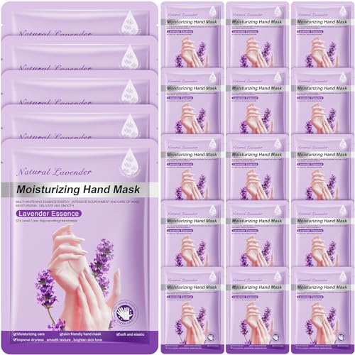 20-Pairs-Hand-Mask-Moisturizing-Gloves-Overnight-Hydrating-Hand-Masks-for-Dry-Cracked-Hands-Peeling-Mask-for-Collagen-Hand-Repair-TreatmentLavender
