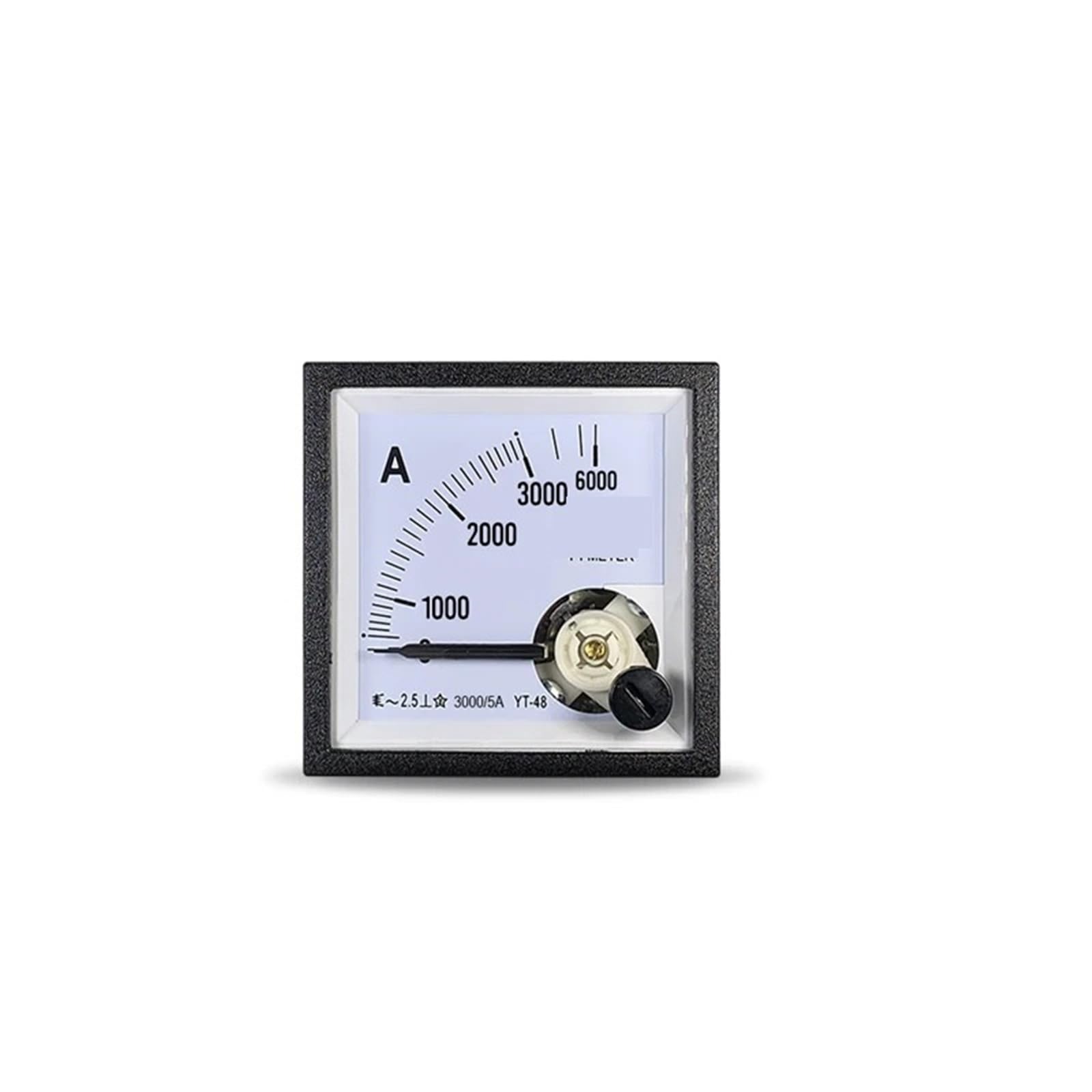 Ampèremètre AC à aiguille YT48 1200A boîtier robuste cadran lisible - 4