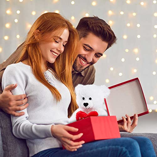 abeec Valentine’s Day Plush “I Love You” Bear – Romantic Gift for Her, Cute White Teddy for Girlfriend, Wife, or Partner - Image 4