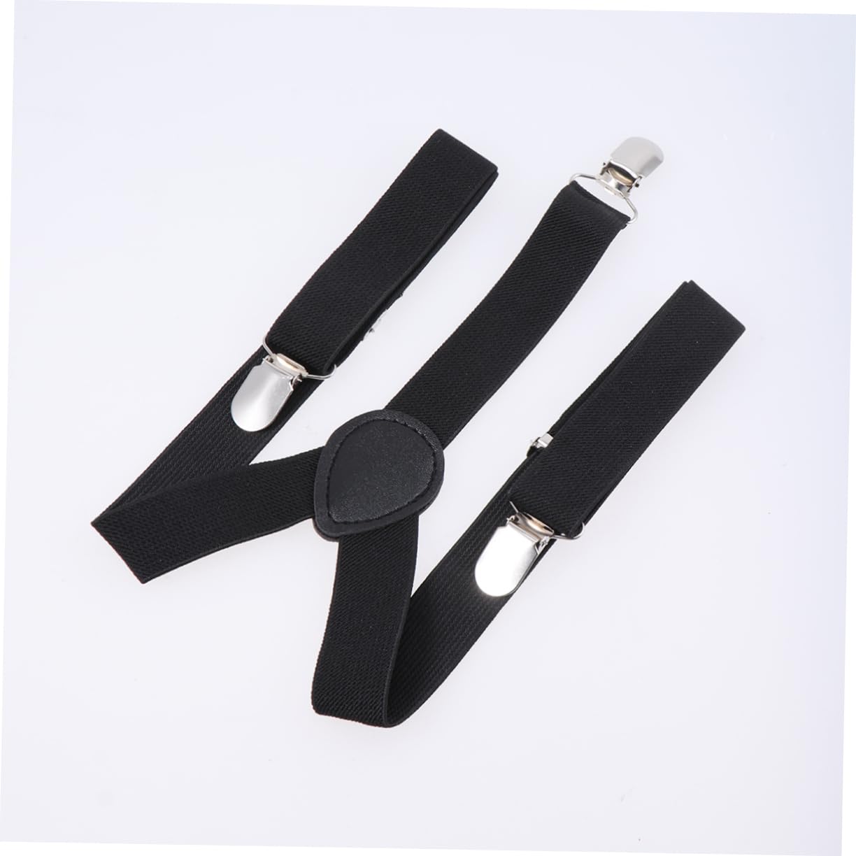 SHERCHPRY 3pezzi Bretelle Regolabili Per Ragazzo Ragazza Con Bretelle Elastico Back Per Occasioni Speciali Colore Nero