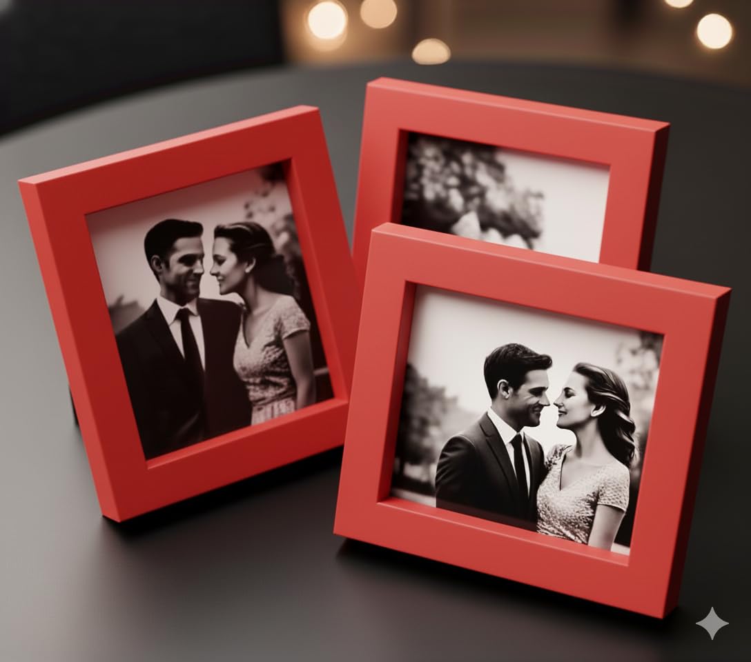 Stuthi Arts Photo Frame, 3x3 Inch, Square Picture Frame with -12