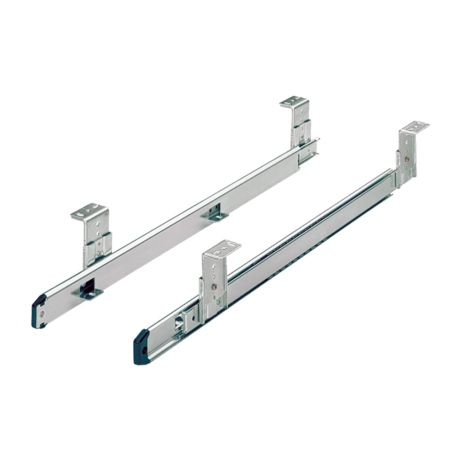 Hettich - Eclairage Multimedia - Coulisse à Billes Ka 3434/500 - Couleur : Zingué, Chromaté