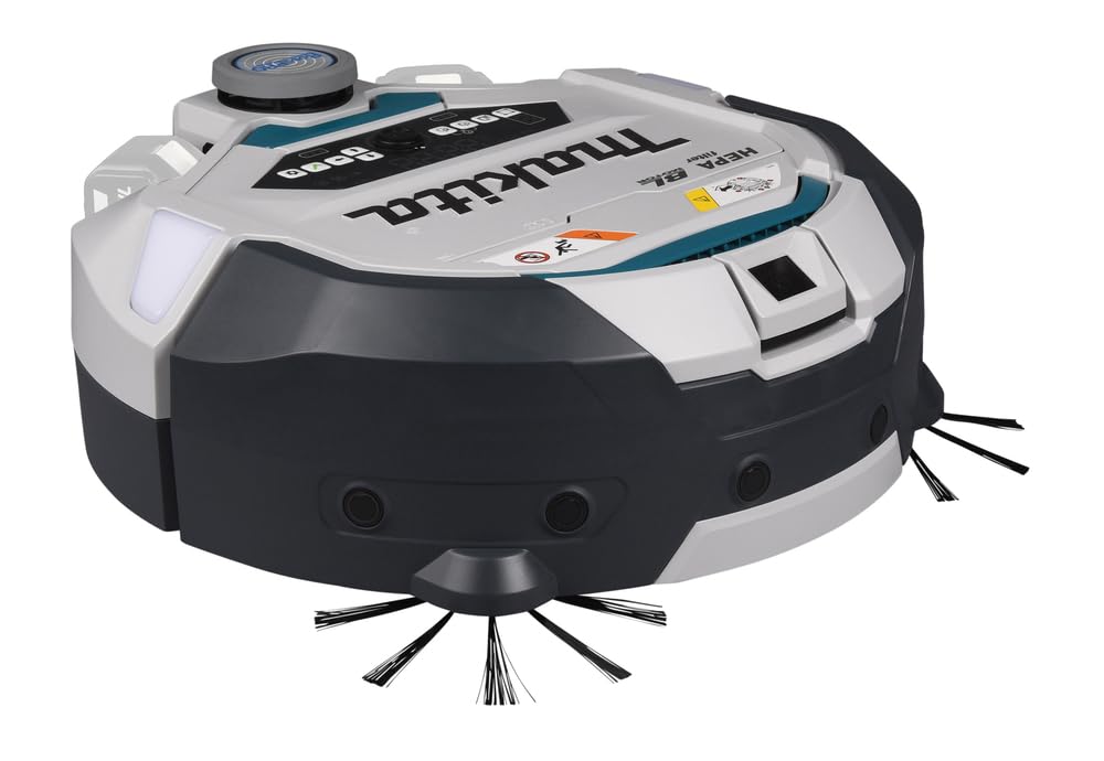 Makita Bezprzewodowy Robot Czyszczący, Biały/Czarny