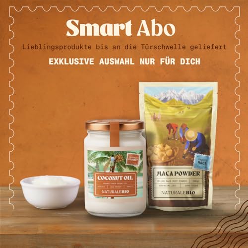 NaturaleBio Bio Kokosöl 1000ml Nativ. Kaltgepresst und Rein. Kokosöl bio kaltgepresst Herkunftsland Sri Lanka. Organic Raw Virgin Coconut Oil.