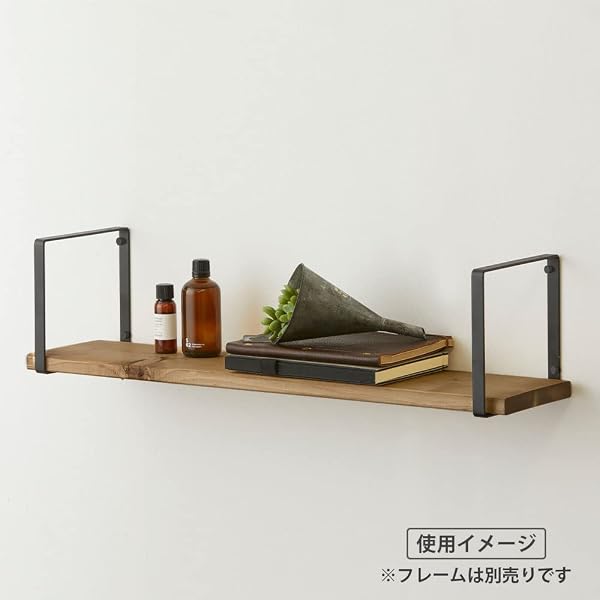 平安伸銅工業 LABRICO ウォールシェルフ用棚板 ジャコビアン 幅60×奥行15×厚さ1.5cm パイン集成材棚板 WSB-79 - 4
