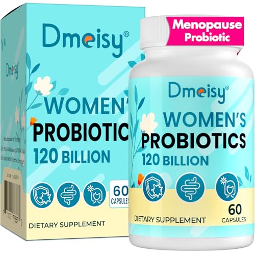 Menopause Supplements for Women, 120 Billion CFU Probiotic, 13-in-1 Herbs Probiotics Complex, for...