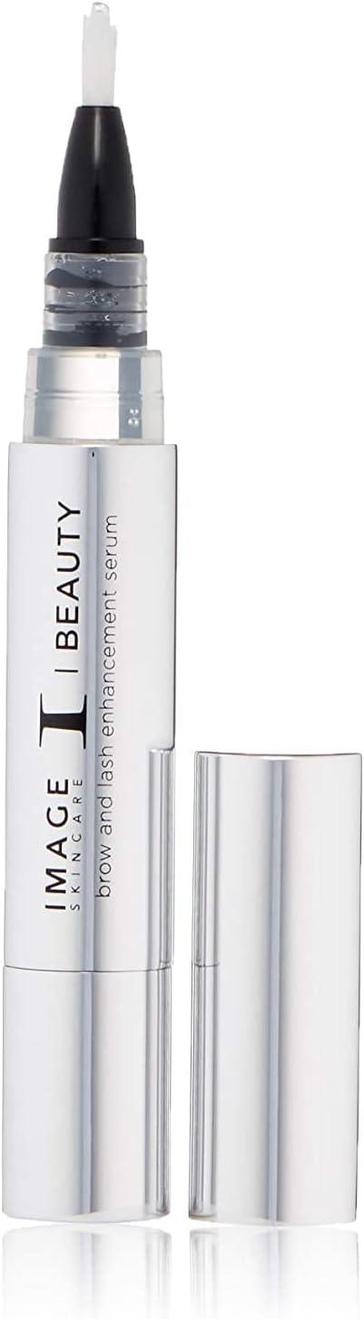 Image SkincareI BEAUTY Brow and Lash Enhancement Serum, Peptide Conditioner for Thicker and Fuller Appearance, 4 mL