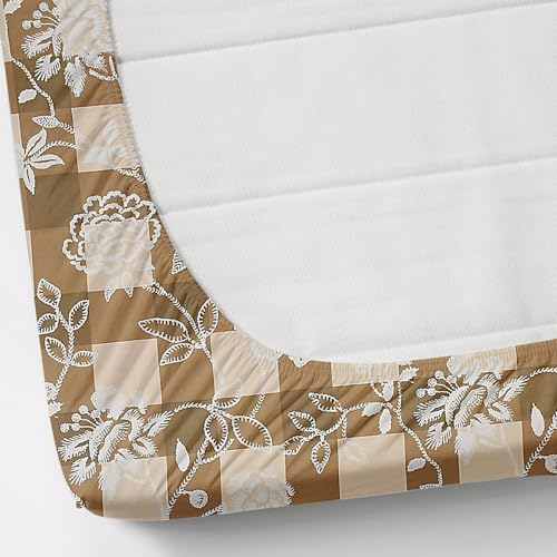 Image of Jashan Elastic Fitted Bedsheet for Double Bed King Size-Cotton- with 2 Pillow Covers Size | Elastic Fitted bedsheet Double Bed