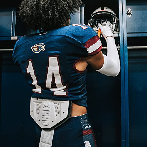 Nxtrnd Football Back Plate, Professional Football Backplates For Shoulder Pads (White, Adult) #TOP5