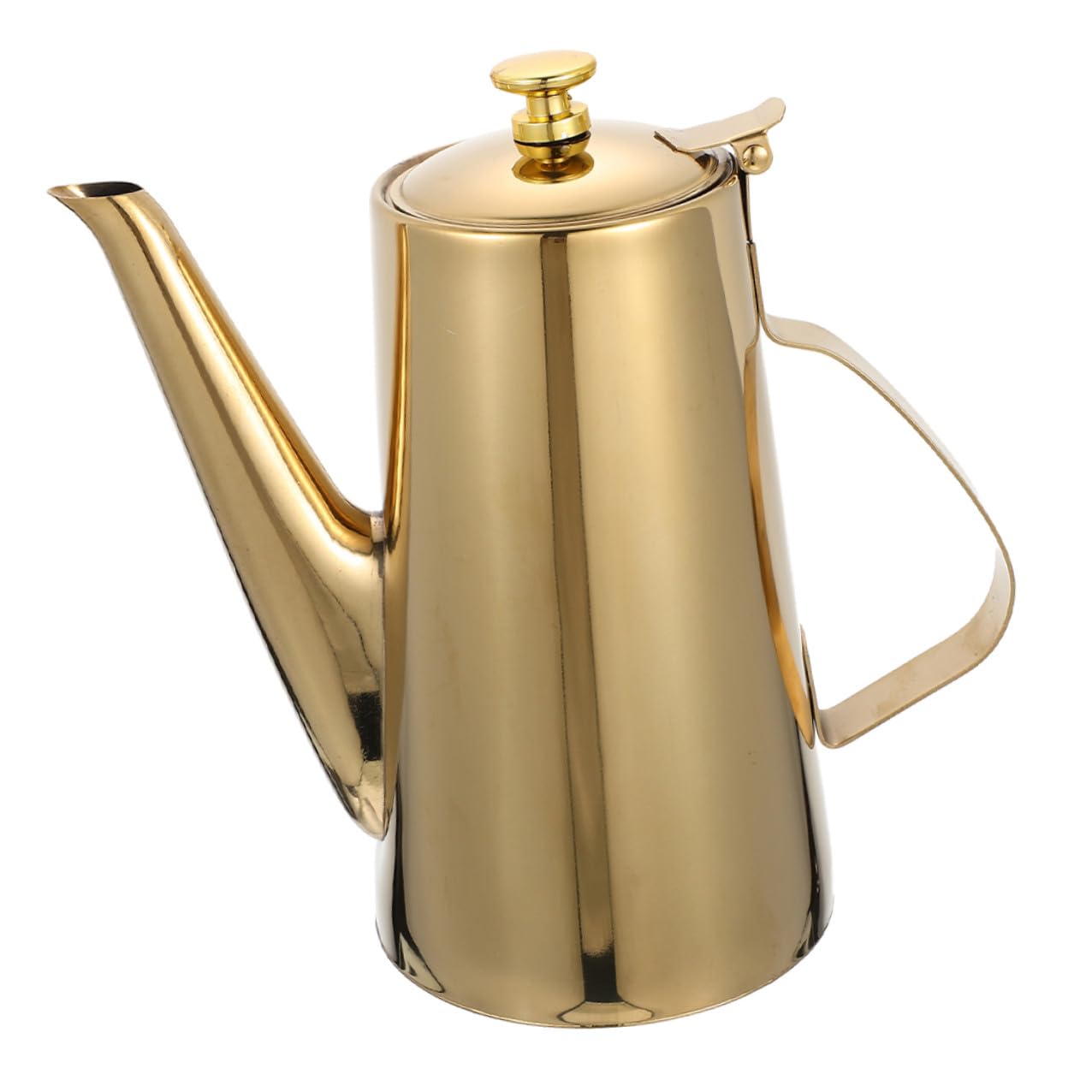 Dispensador de Aceite de Acero Inoxidable Dorado, 2L Antigoteo Portátil