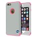 iPhone 6 Plus Case,Nancy's shop Premium Ultra Slim Double Layer 2in1 Hard Soft Exact-Fit Hybrid Series Armor Heavy Duty Smooth Scratch Resistant Shock Absorbing Bumper Protective Cover (Grey)
