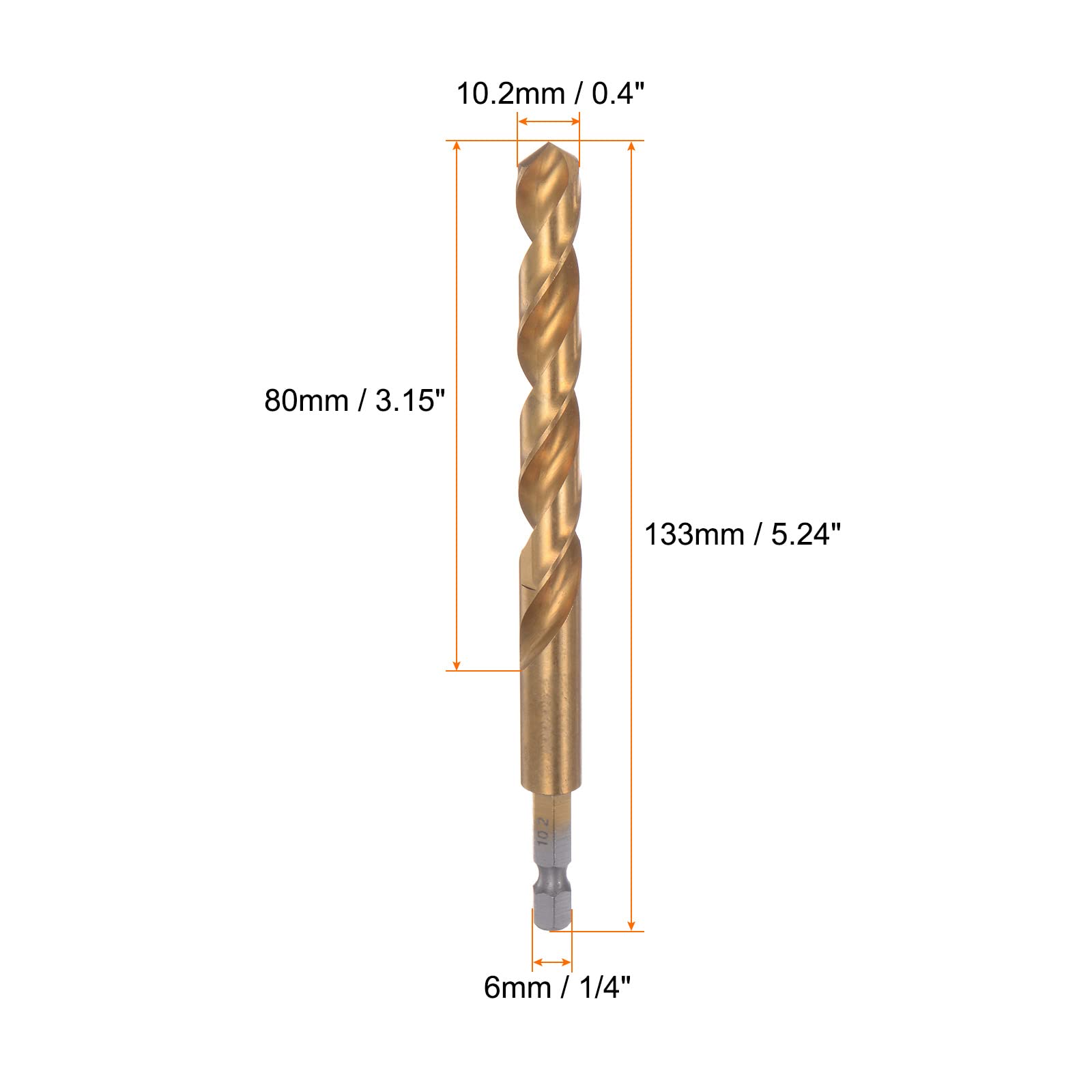 HARFINGTON Hex Shank Drill Bit