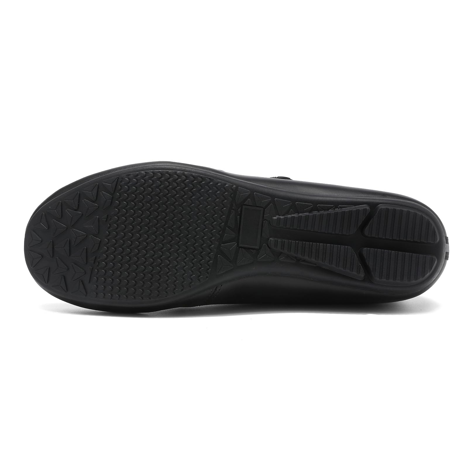 JiuQing Męskie buty rowerowe bez blokady antypoślizgowe do jazdy na rowerze w pomieszczeniach i na świeżym powietrzu,Black,41 EU