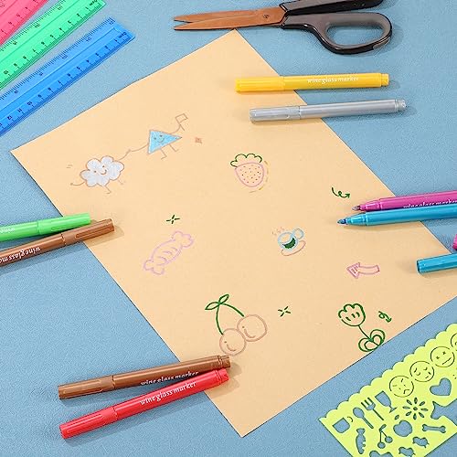 Construction Paper Colored Paper, A4 9" x 12", 1000 Sheets, Heavyweight Coloring Craft Paper for Kids Bulk School Supplies Art (Bright Color) 4