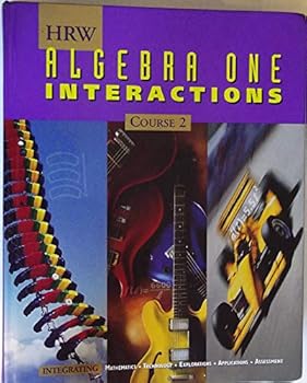 Hardcover HRW Algebra One Interactions Course 2 Book