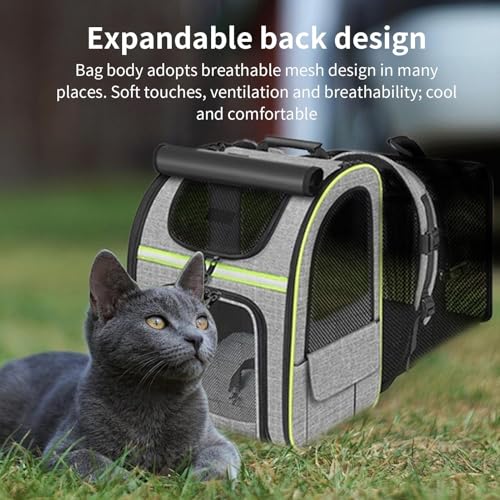 Sac à dos pour chat extensible et respirant de voyage Teksome - 3