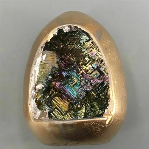 Œuf géode de quartz arc-en-ciel, le cadeau cristal idéal