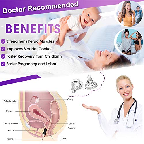 Kegel Exercise Weights for Women,Lantsang 4 Weights Progressive Ben Wa Kegel Balls for Beginners & Advanced,Kegel Exercise Products Training Kits for Resolves Incontinence & Bladder Control