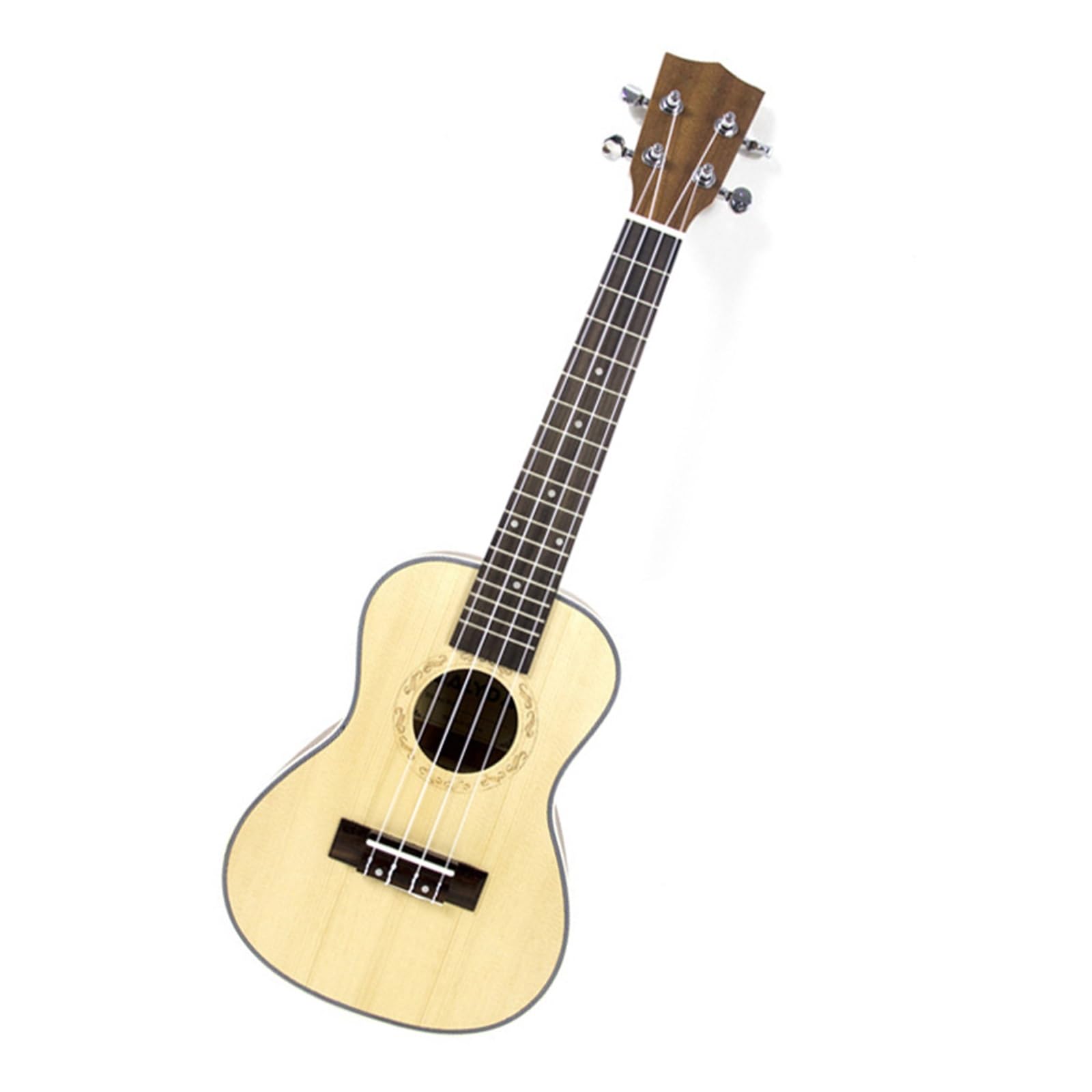 Strumento A Corde Per Principianti In Abete Rosso Mogano Ukulele Con Top In Massello Da 23 Pollici Ukulele