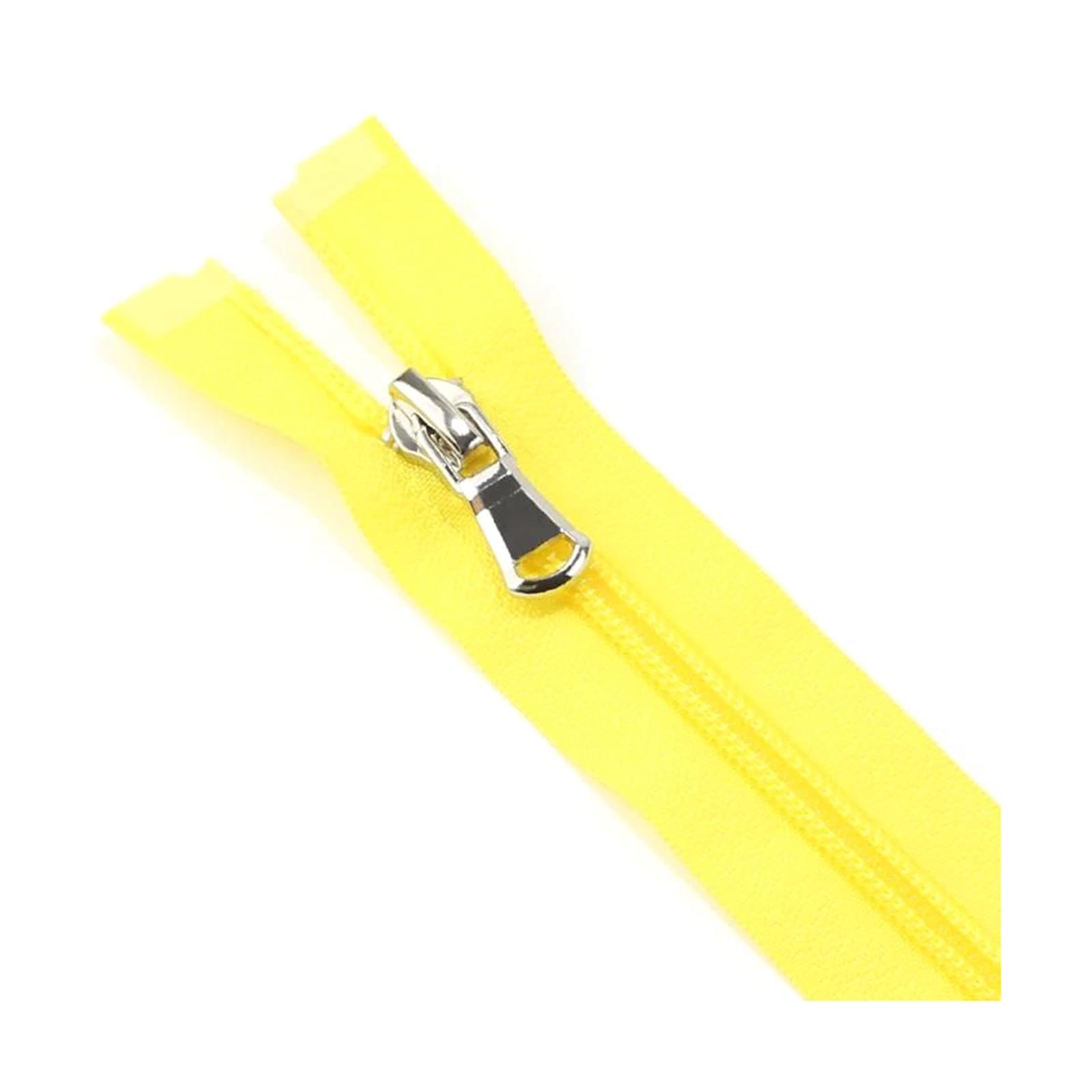 CFFQDQUANB Zipper for Bags, Nylon Coil Zippers Open-end for Tailor Sewing Crafts Nylon Zippers Accessories 5# 1pc(Yellow,70cm)