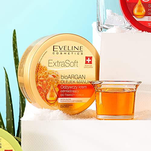Eveline Cosmetics Extra Soft crema idratante corpo e viso con olio di argan 175 ml - 2
