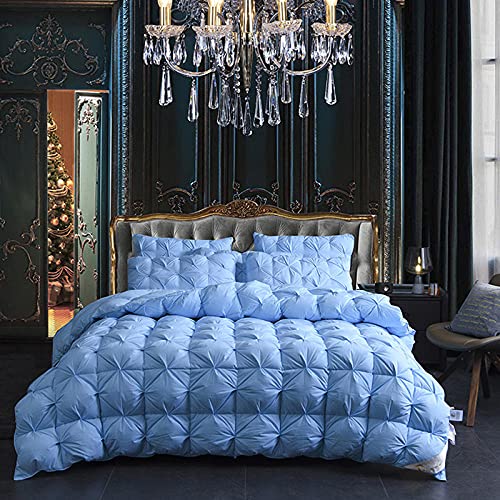 Cactuso edredon nordico 180x200,Edredón de plumón edredón de plumón de Ganso Blanco edredón de Invierno Doble edredón de plumón de Pato retorcido-El 180x220cm 3000g_A