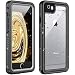 Huakay iPhone 6 Waterproof Case iPhone 6s Waterproof Case IP68 Certified Shockproof Dirtproof 360° Full Body Protection Waterproof for iPhone 6/6s (Black/Clear)(4.7inch)