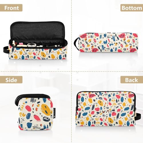 Bolso organizador de viaje resistente al calor para herramientas de cabello Matisse Shapes Marble miniatura 5