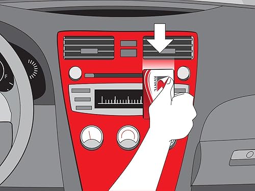 Miniatura 8 de Rvinyl Dash Kit Decal Trim Compatible with Mazda 626 1998-2002 - Camo (Red Carmine Flecktarn)