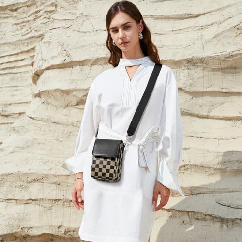 Image of BOSTANTEN Crossbody Bags for Women Cell Phone Purse Leather Wallet Handbags with Card Slots