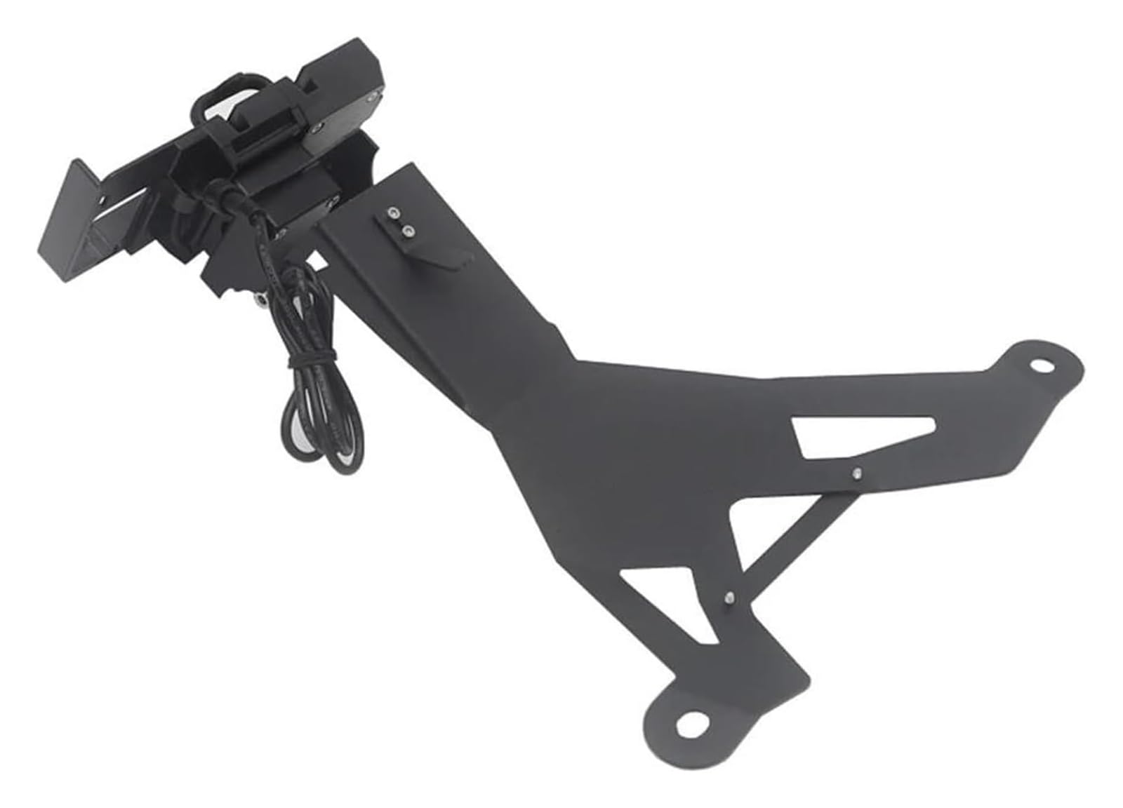 Navigation Mount Replacement Per KYMCO Per AK550 Supporto Adattatore Manubrio Espansione Barra Trasversale GPS Navigazione Telefono Cellulare Moto(Black 2)