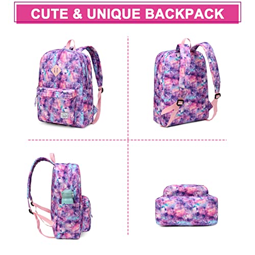 VASCHY-Backpack-for-School-Lightweight-Water-Resistant-Bookbag-Casual-Daypack-for-Middle-School-Teen-Girls-Pink-Galaxy