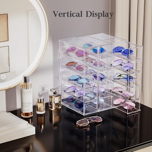 Boîte lunettes tout transparente pour organiser votre coiffeuse - 5