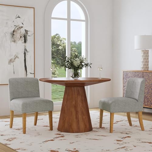 Image of HomePop Low Back Dining Chair - Gray Woven (Single Pack)