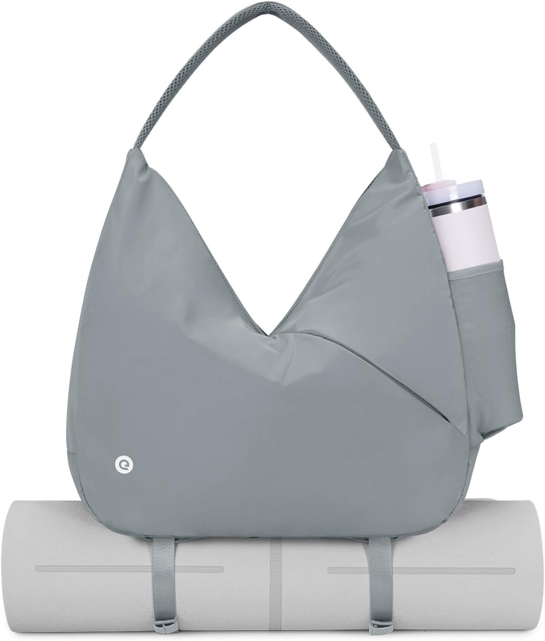 Ceneda Large Gym Bag for Women with Hidden Yoga Mat Holder & Shoe Compartment & Wet Pocket, Sports Duffle Bag for Travel