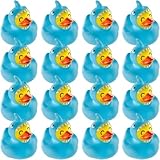 amscan Shark Rubber Duck - 1.76'x 1.56' x 1.56' | Sky Blue | Pack of 16