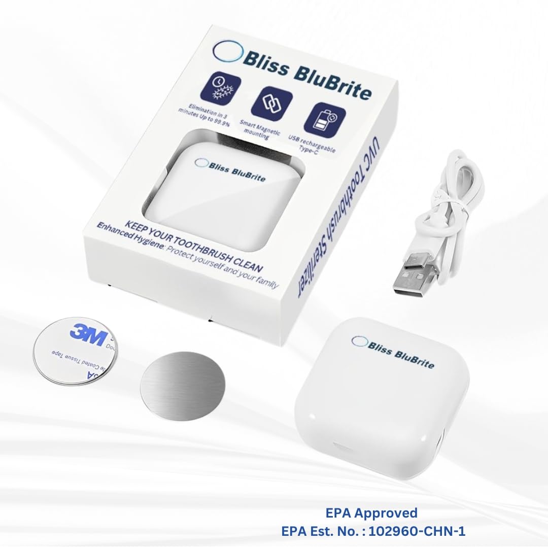 Desinfectante de cepillo de dientes UV-C, limpiador de cepillos de dientes UV-C, cubierta de cepillo portátil, soporte para cepillo de dientes, funda de limpiador de cepillos de dientes