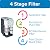 Brondell Circle Reverse Osmosis System, Under Sink, Black – 4 Stage RO Water Designer Chrome Faucet– Quick Change Filter, WQA Gold Seal-Certified