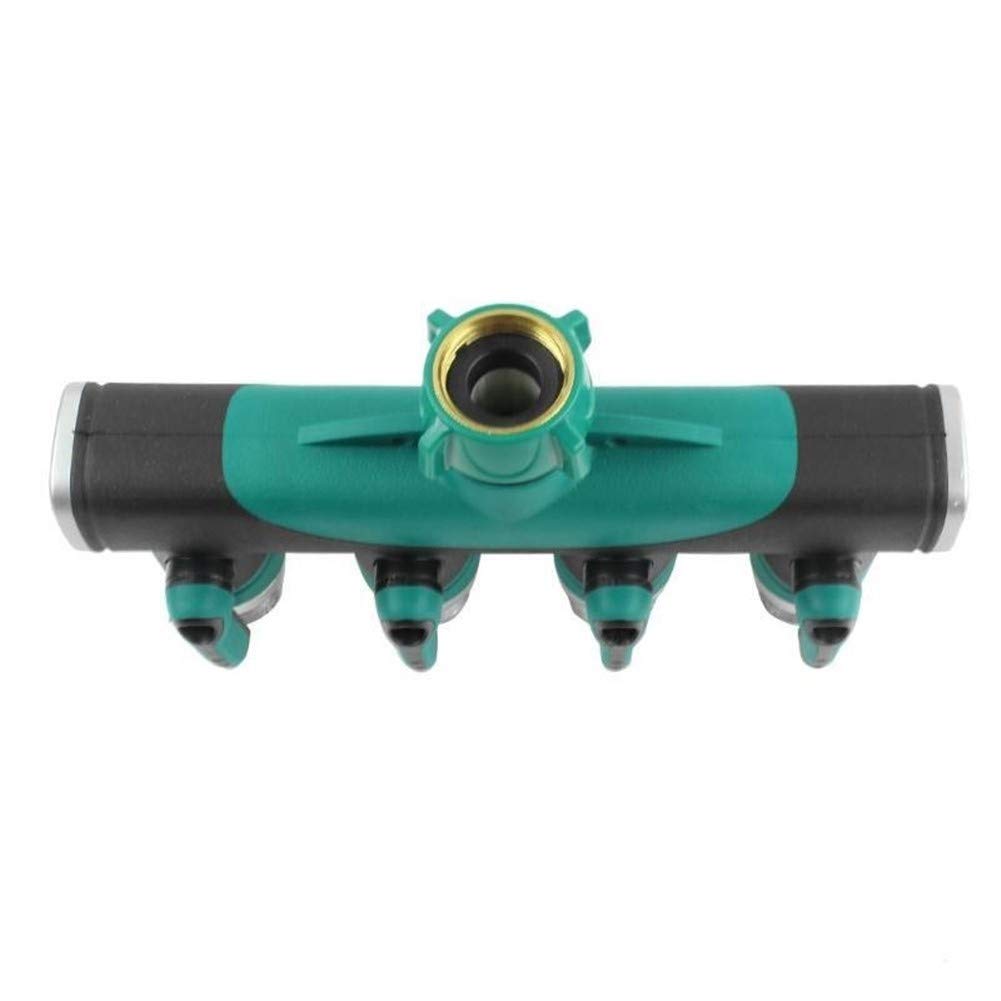 per Irrigazione del Giardino Connettori per Tubo dell'Acqua a 4 Vie Rubinetto Filettatura Femmina Standard Europeo USA 1/2"-3/4"-1" Divisori per Tubi (Diametro : EU) (OneColor EU)